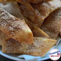 Receta CRUSTOS O CINNAMON SUGAR TORTILLAS