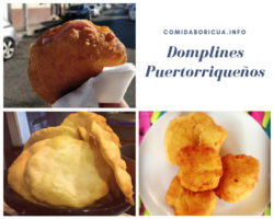 Receta DOMPLINES Puertorriqueños