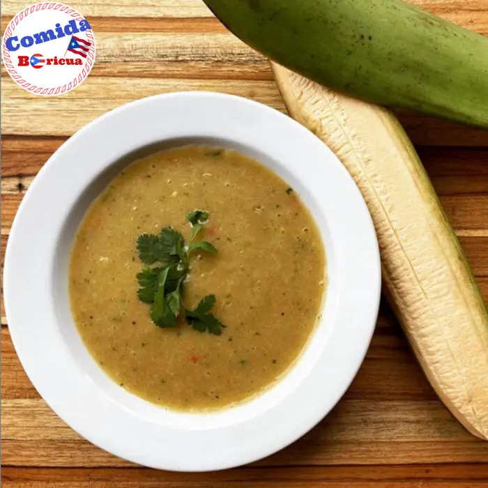 Receta CREMA DE PLATANO DE Puerto Rico