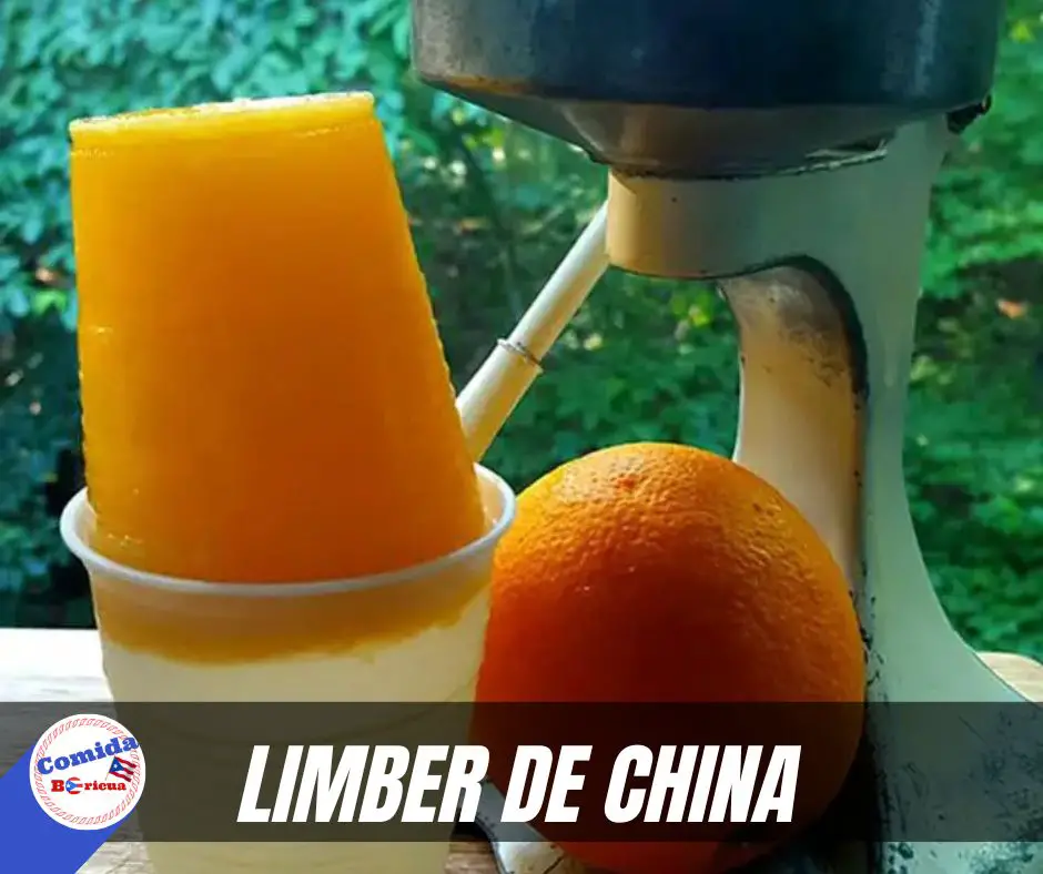 receta limber de china de Puerto Rico