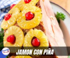 Receta JAMON con PIÑA boricua