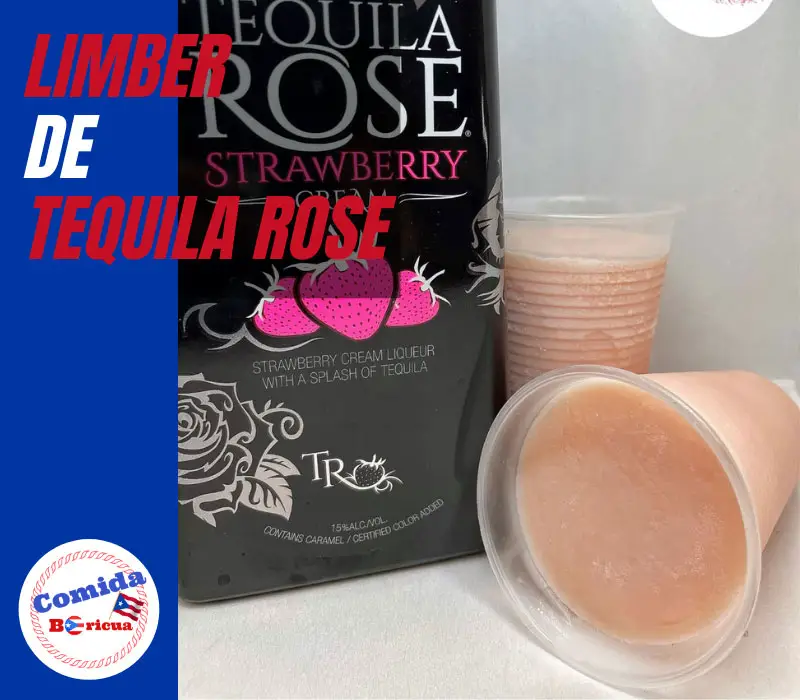receta limber de tequila rose boricua