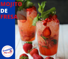 Receta MOJITO de Fresa Puertorriqueño