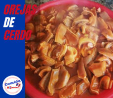 Receta OREJAS de CERDO puertorriqueñas