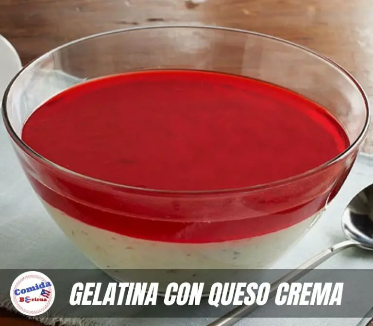 → RECETA 《GELATINA CON QUESO CREMA》 Boricua ※【2022】↑↑
