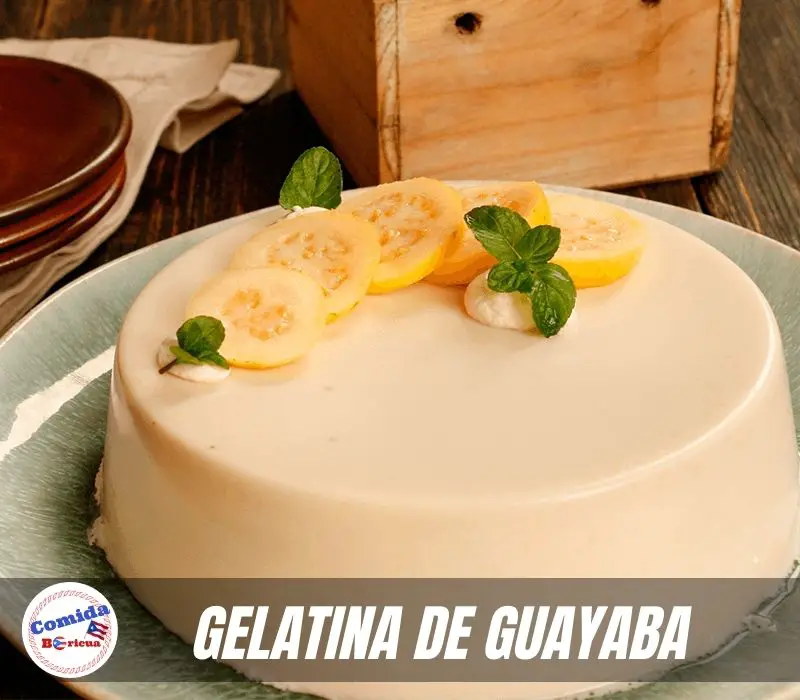 Receta GELATINA DE GUAYABA Puertorriqueña