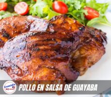 Receta POLLO EN SALSA DE GUAYABA Puertorriqueño